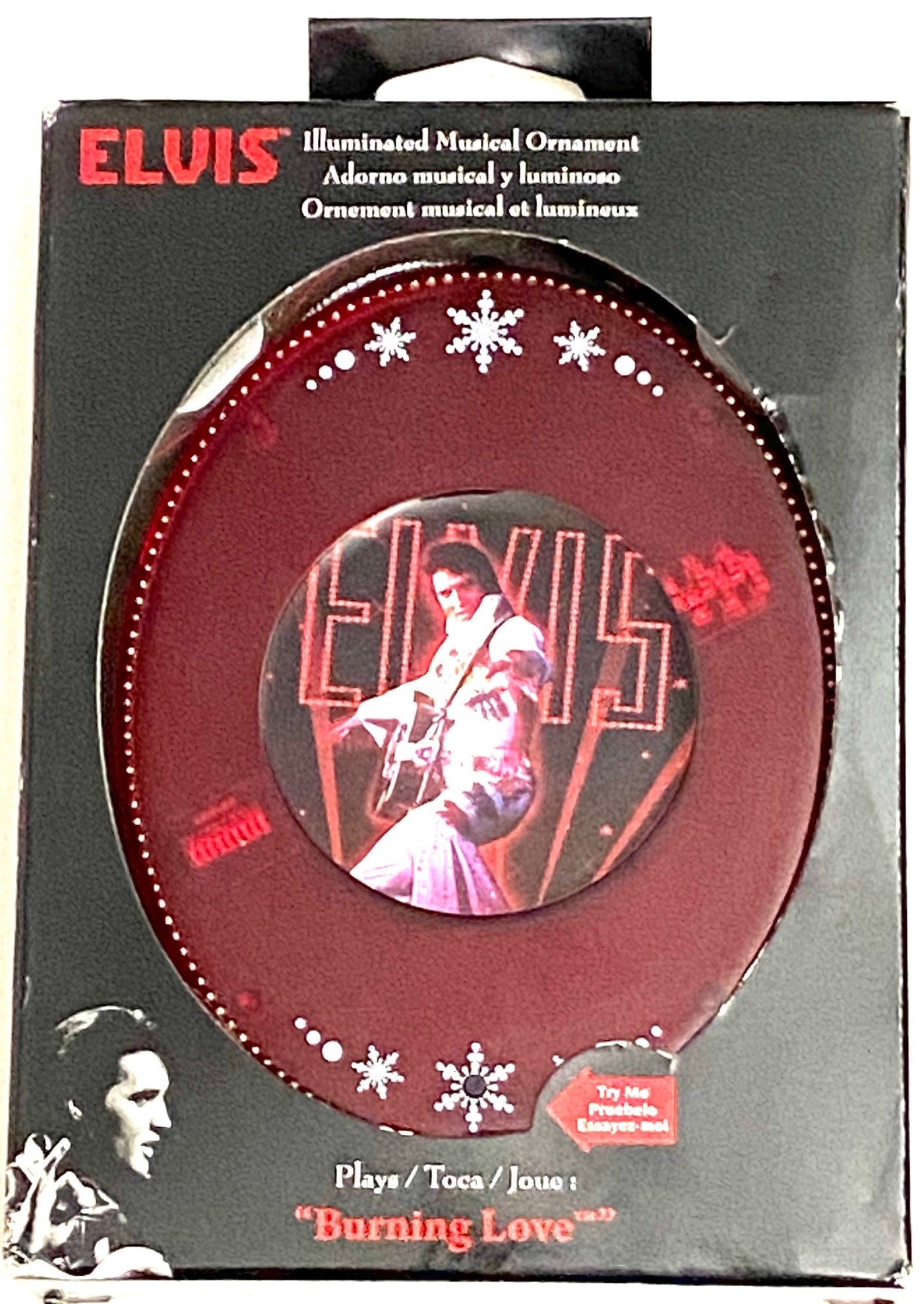 2017 Elvis Presley Used "Burning Love" Musical Ornament