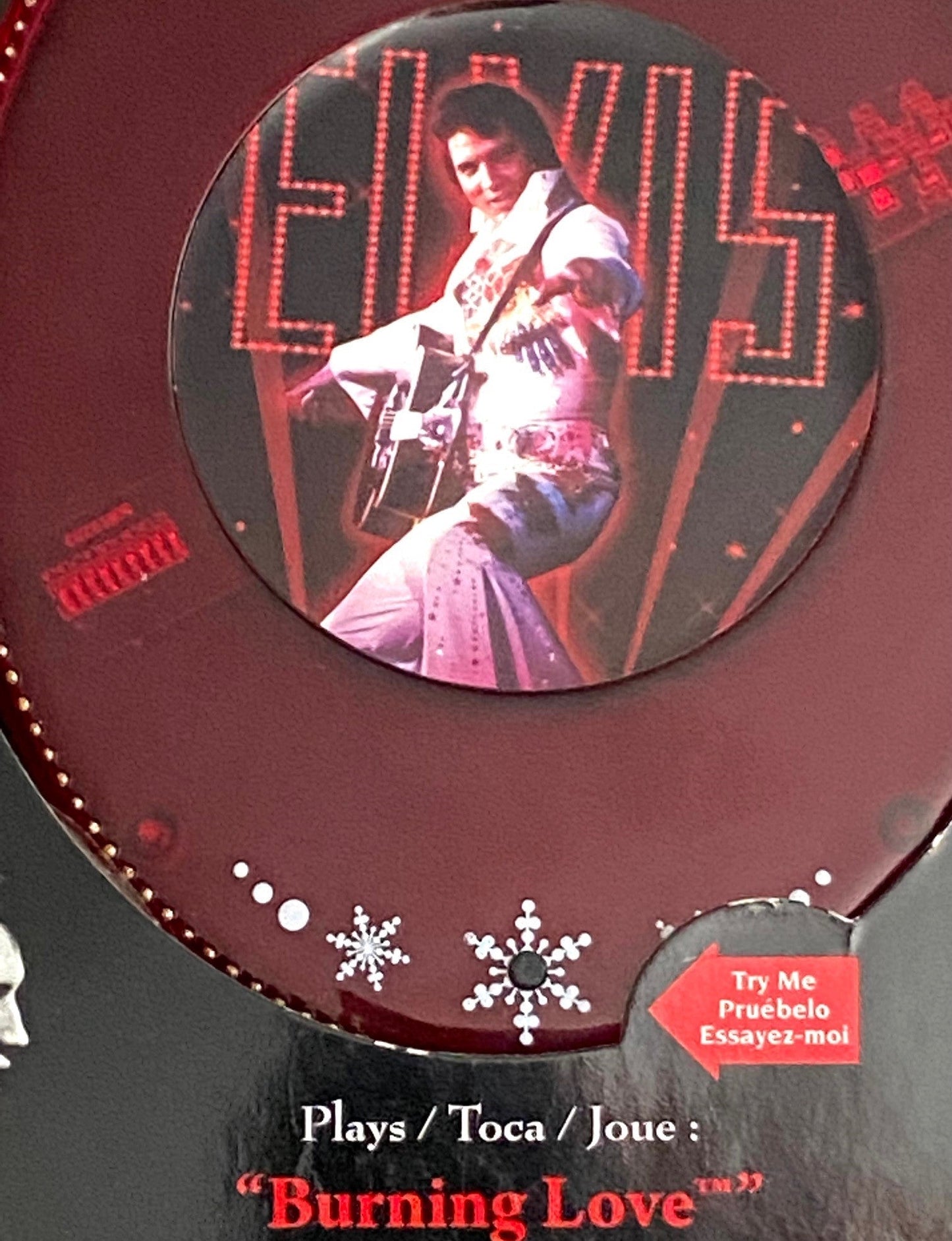 2017 Elvis Presley Used "Burning Love" Musical Ornament