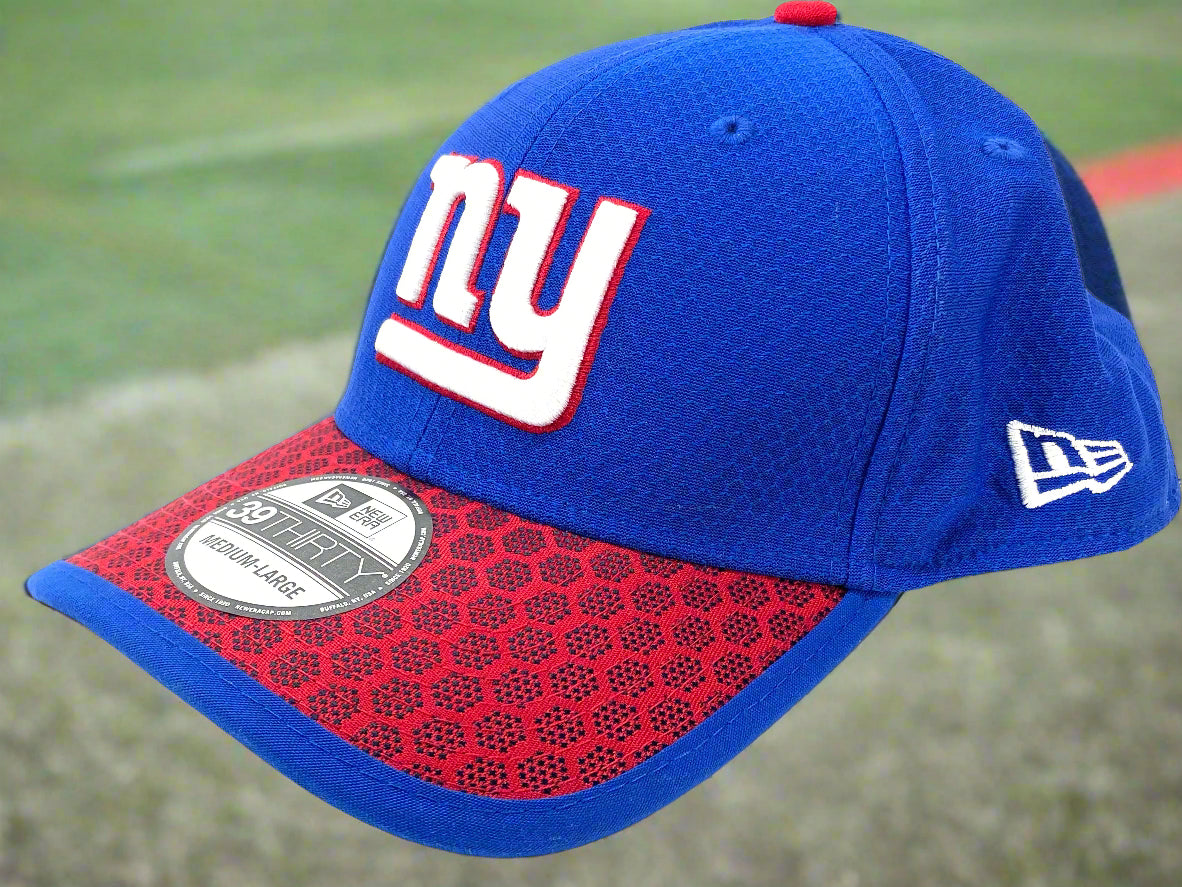 New York Giants NFL Sideline Collection: M/L Stretch Fit On Field Hat