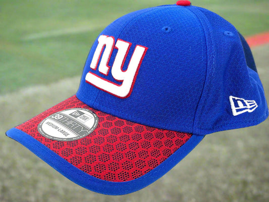 New York Giants NFL Sideline Collection: M/L Stretch Fit On Field Hat