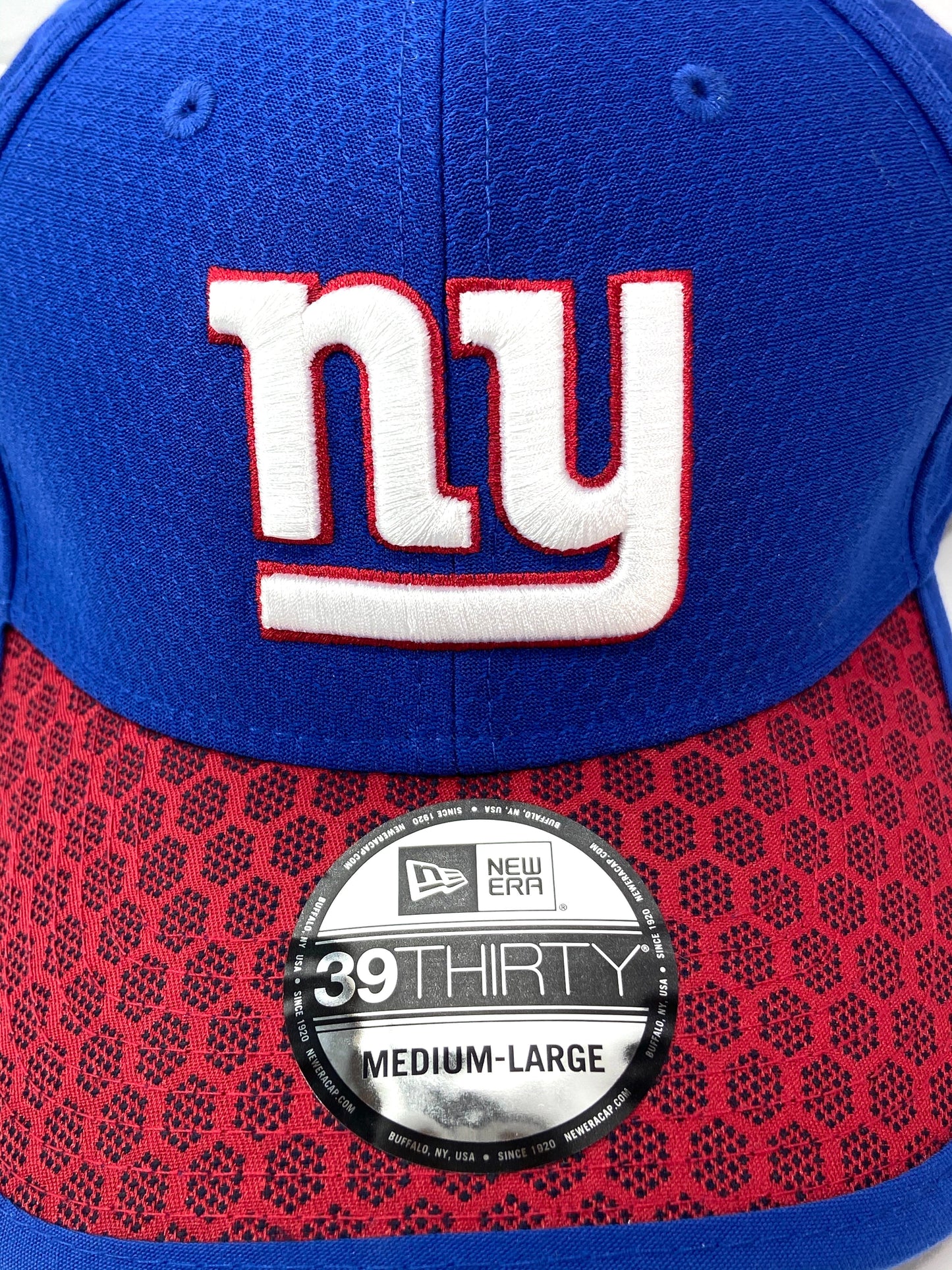 New York Giants NFL Sideline Collection: M/L Stretch Fit On Field Hat