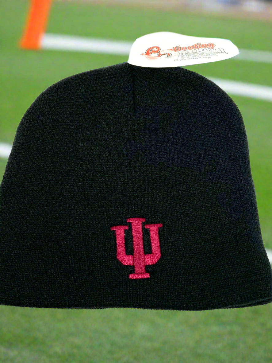 Indiana Hoosiers NCAA "Crisp" Embroidered Cuffless NOS Knit Hat