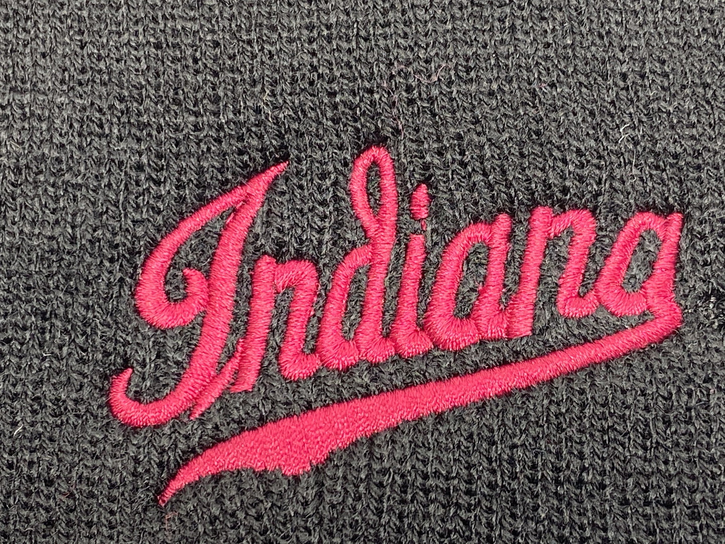 Indiana Hoosiers NCAA "Crisp" Embroidered Cuffless NOS Knit Hat