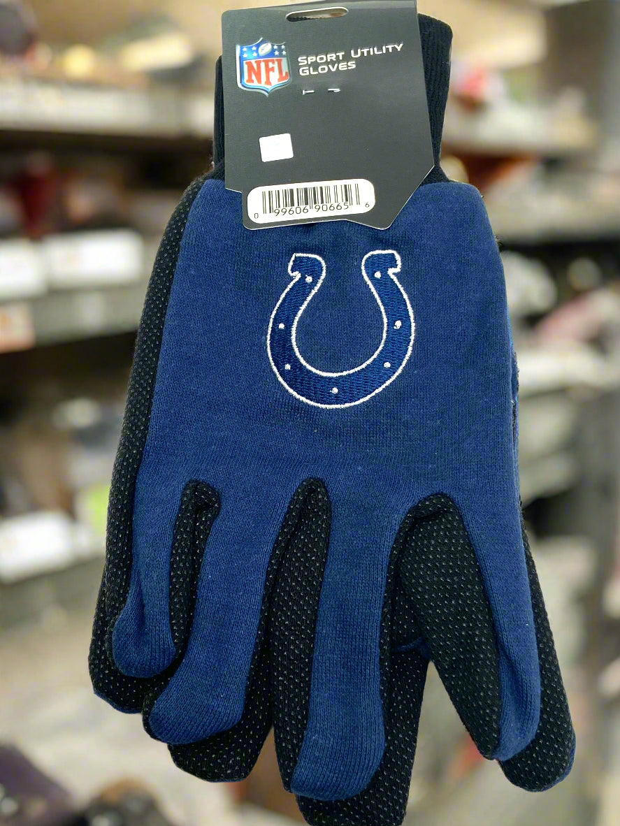 Indianapolis Colts NFL Sport Utility Dot Grip Work Gloves