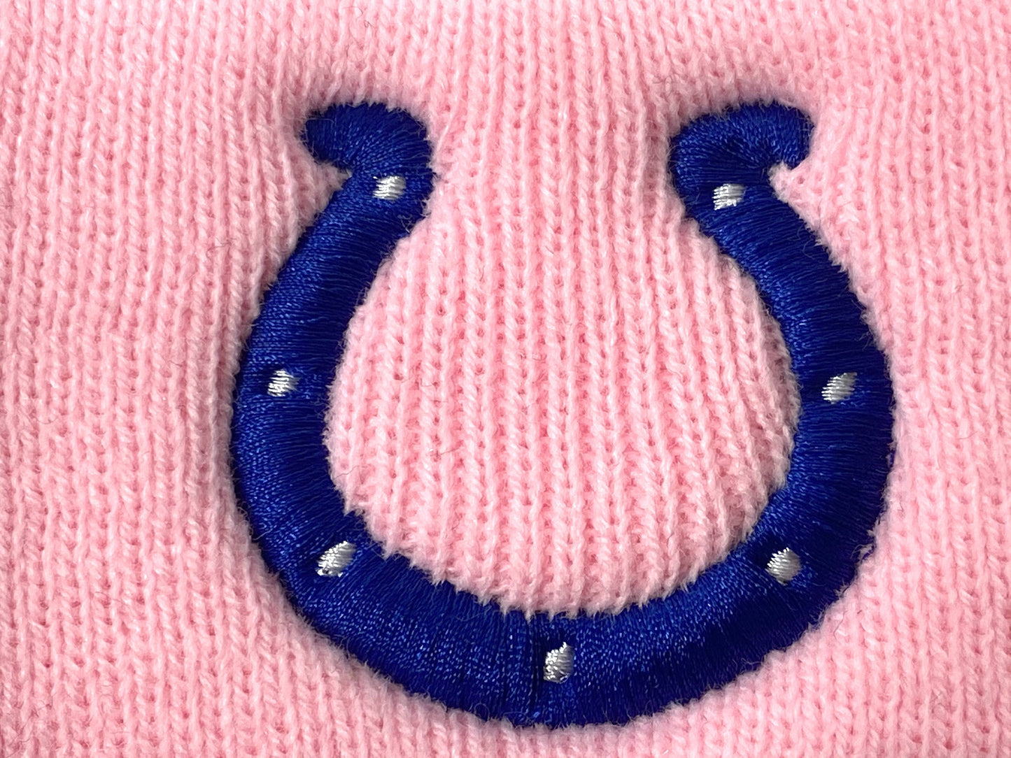 Indianapolis Colts Women's Embroidered NOS Pink Headband