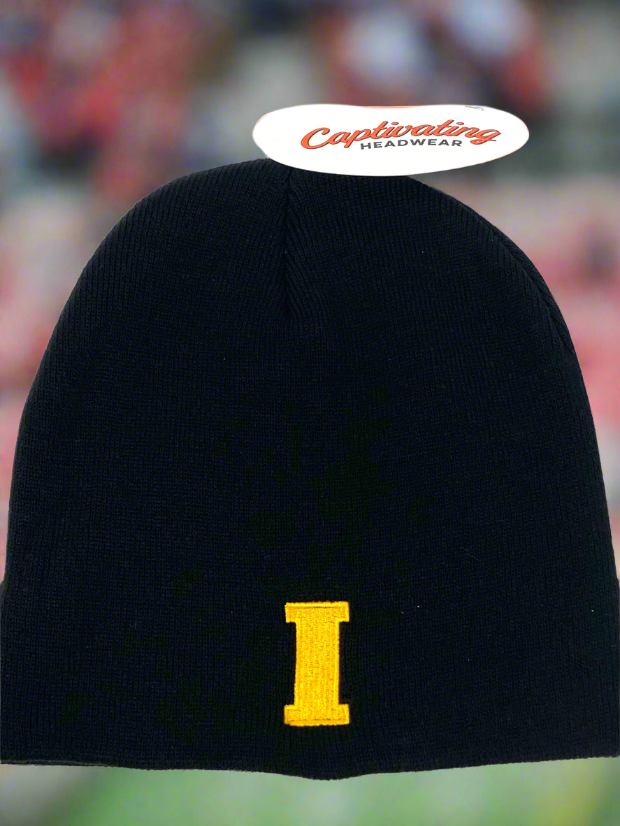 Iowa Hawkeyes NCAA Cuffless NOS Sized Beanie