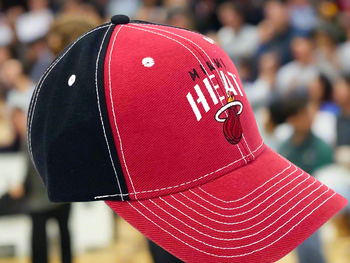 Miami Heat 2014 Adjustable Red & Black NOS Cotton Cap