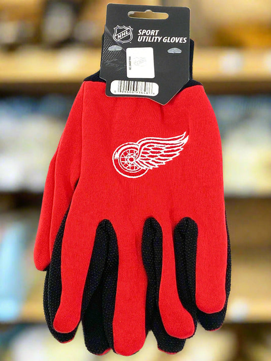 Detroit Red Wings NHL Sport Utility Work Gloves