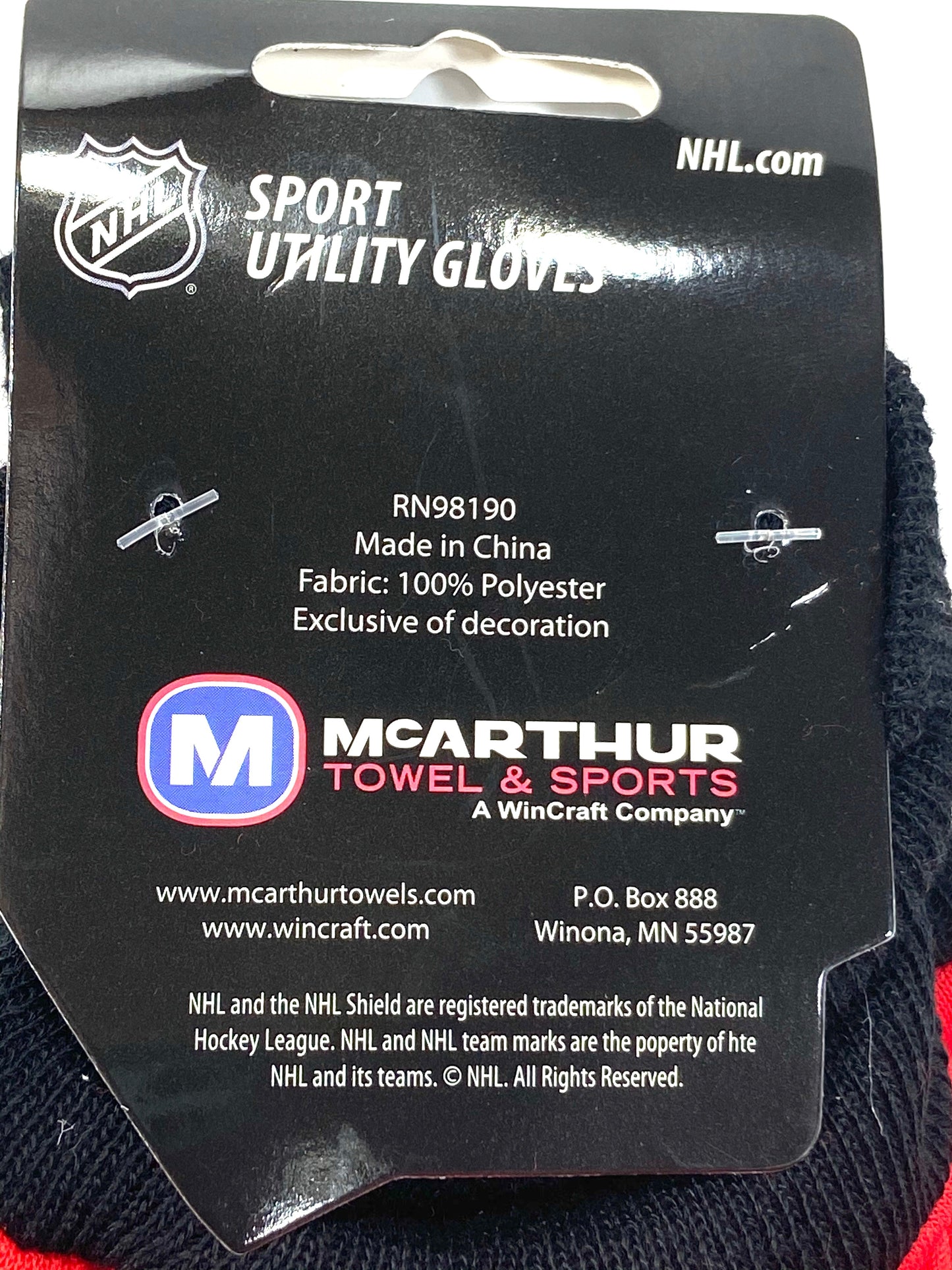 Detroit Red Wings NHL Sport Utility Work Gloves