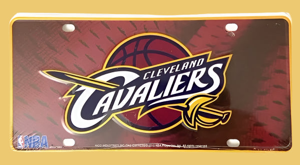 Cleveland Cavaliers NBA 2010 NOS License Plate