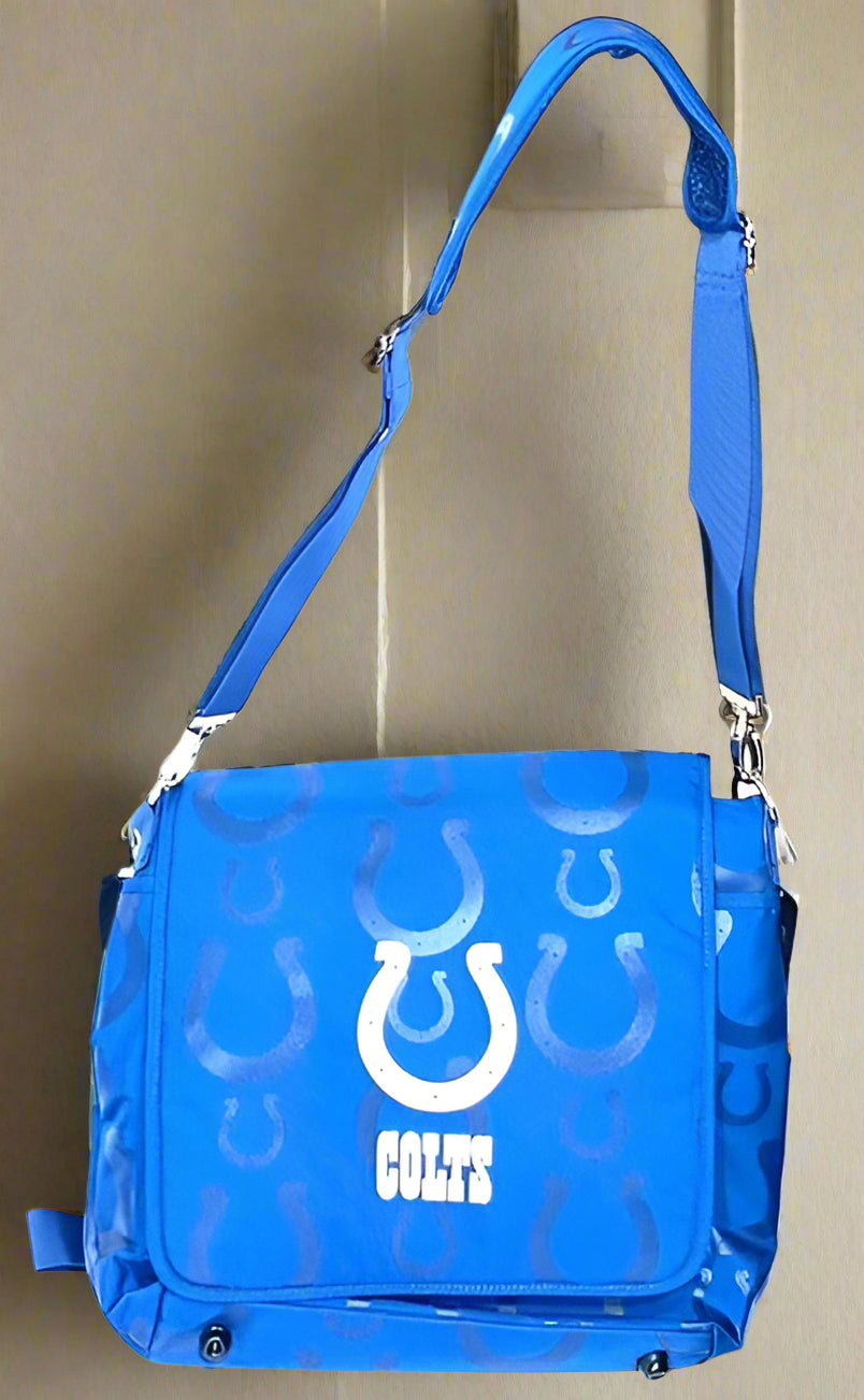 Indianapolis Colts 2012 NFL NWT The Coach Messenger Diaper Bag