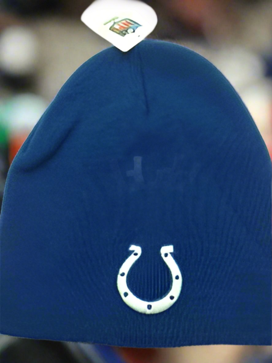 Indianapolis Colts NFL Cuffless Team Color NOS Knit Hat