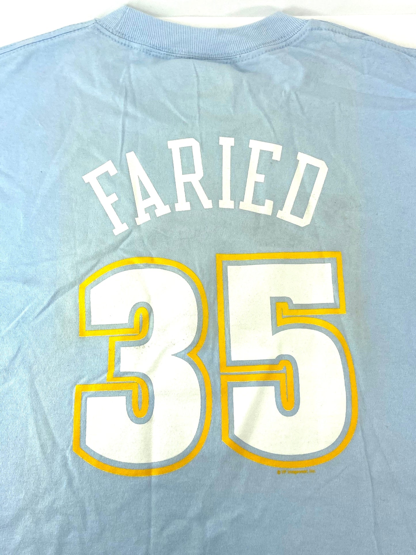 Denver Nuggets NBA Kenneth Faried #35 Blue Youth Jersey NOS T-Shirt