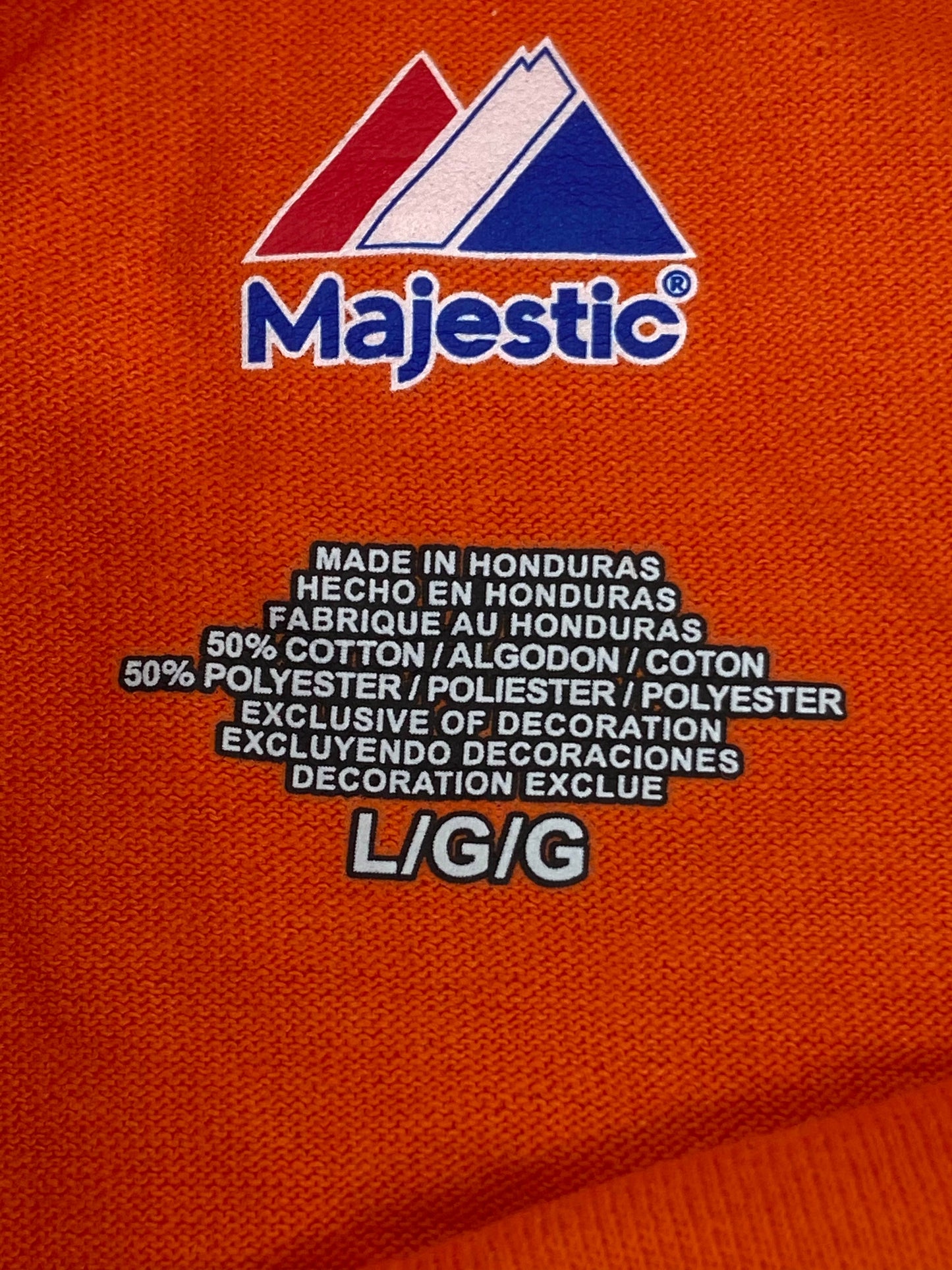 Baltimore Orioles 2012 MLB Logo Orange Adult NOS T-Shirt Lg & XL