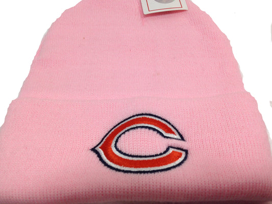 Chicago Bears 2015 NFL Ladies Pink Cuffed NOS Knit Hat