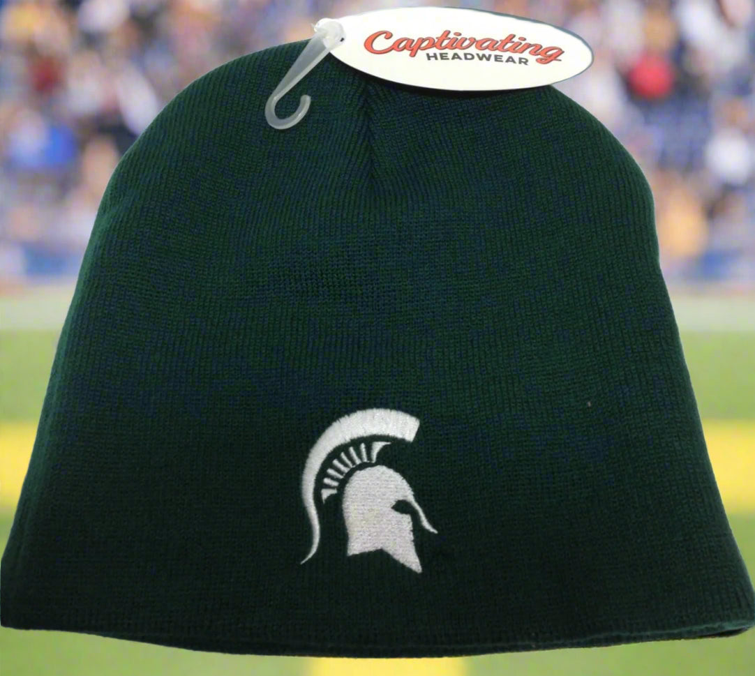 Michigan State Spartans NCAA 2017 Team Color NOS Knit Beanie