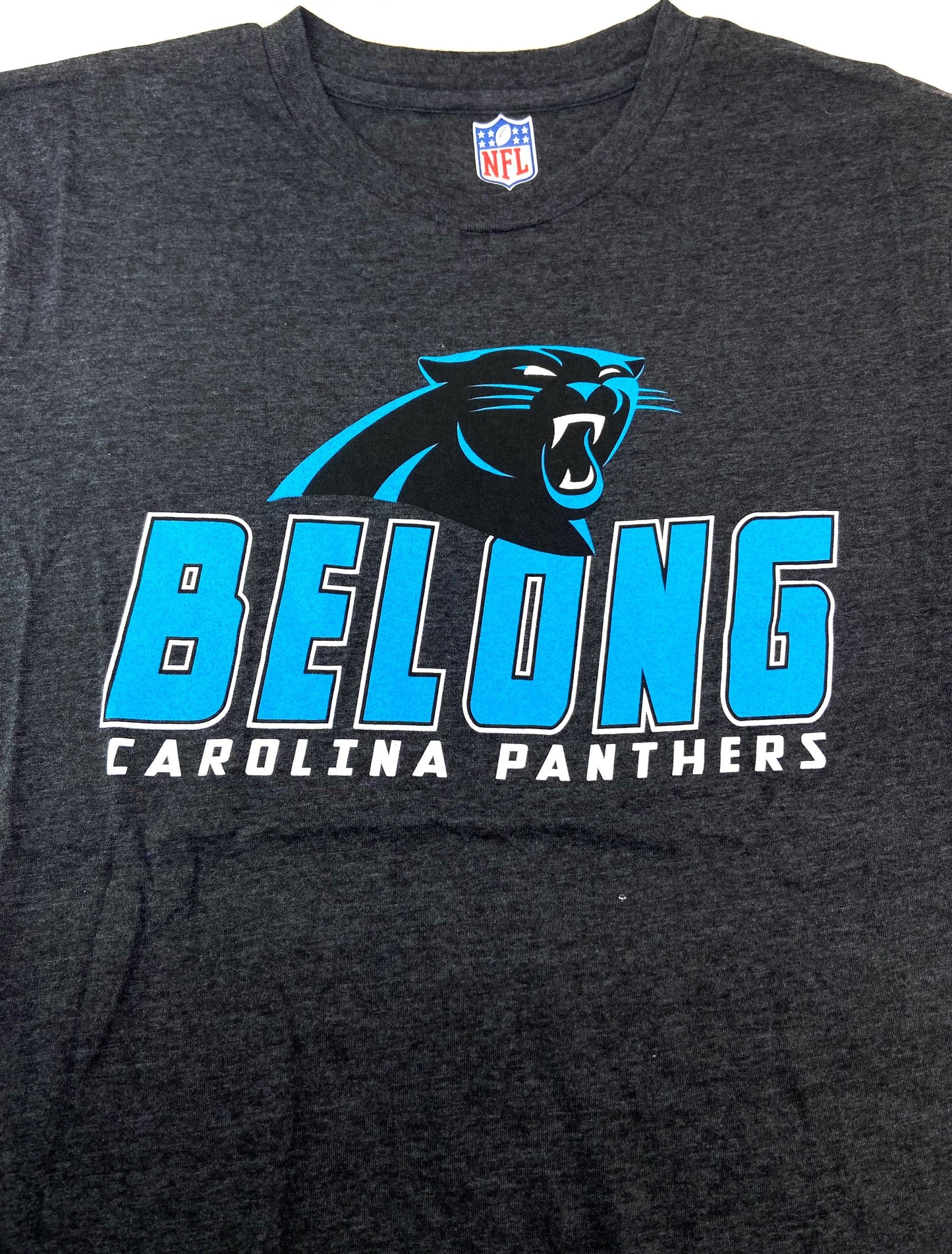 Carolina Panthers NFL Tri-Blend "Belong" Lg NOS T- Shirt