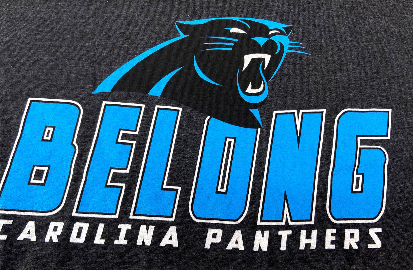 Carolina Panthers NFL Tri-Blend "Belong" Lg NOS T- Shirt