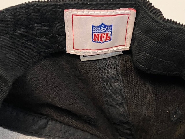 Pittsburgh Steelers NFL Ladies Black Corduroy NOS Adjustable Hat