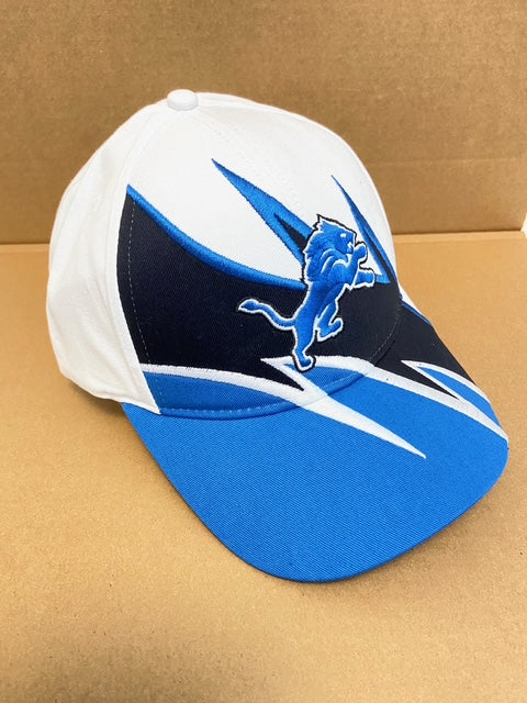 Detroit Lions NFL Embroidered "Jagged" 3-Tone Cotton NOS Logo Cap