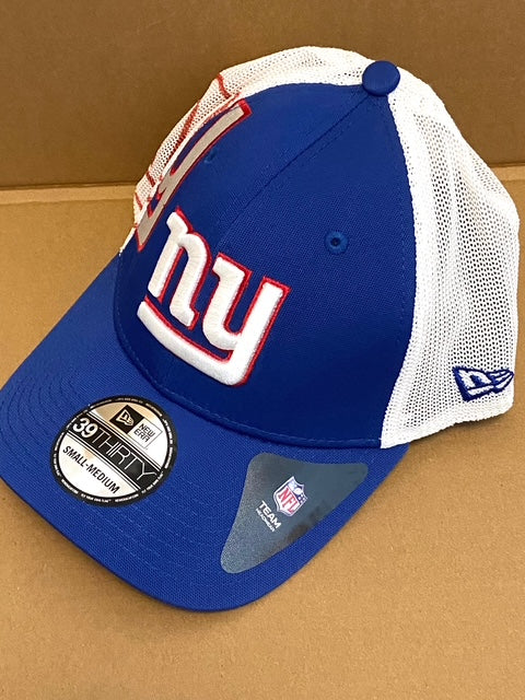 New York Giants NFL Fitted S-M, M-L NOS Mesh Cap