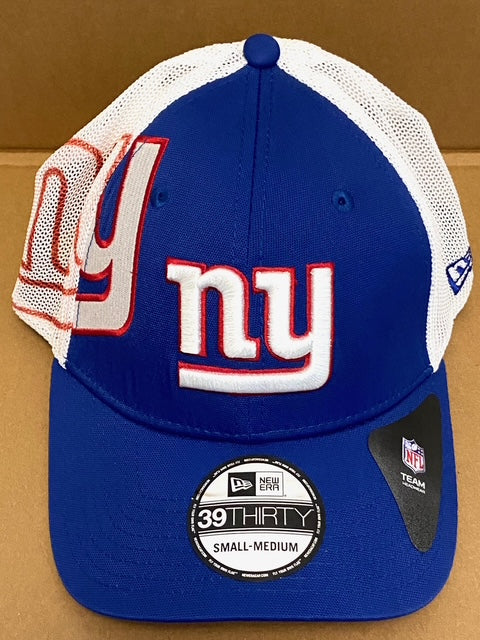 New York Giants NFL Fitted S-M, M-L NOS Mesh Cap
