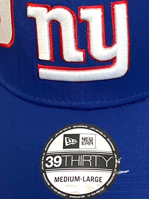 New York Giants NFL Fitted S-M, M-L NOS Mesh Cap