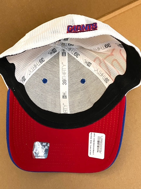 New York Giants NFL Fitted S-M, M-L NOS Mesh Cap