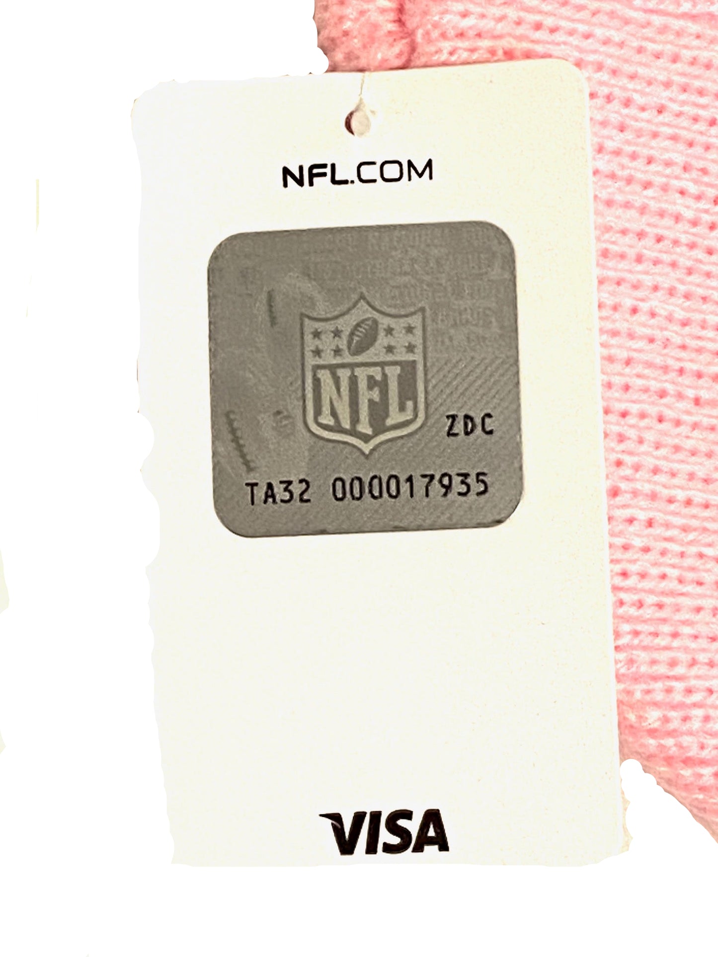 New York Giants 2015 NFL Pink Acrylic NOS Knit Hat