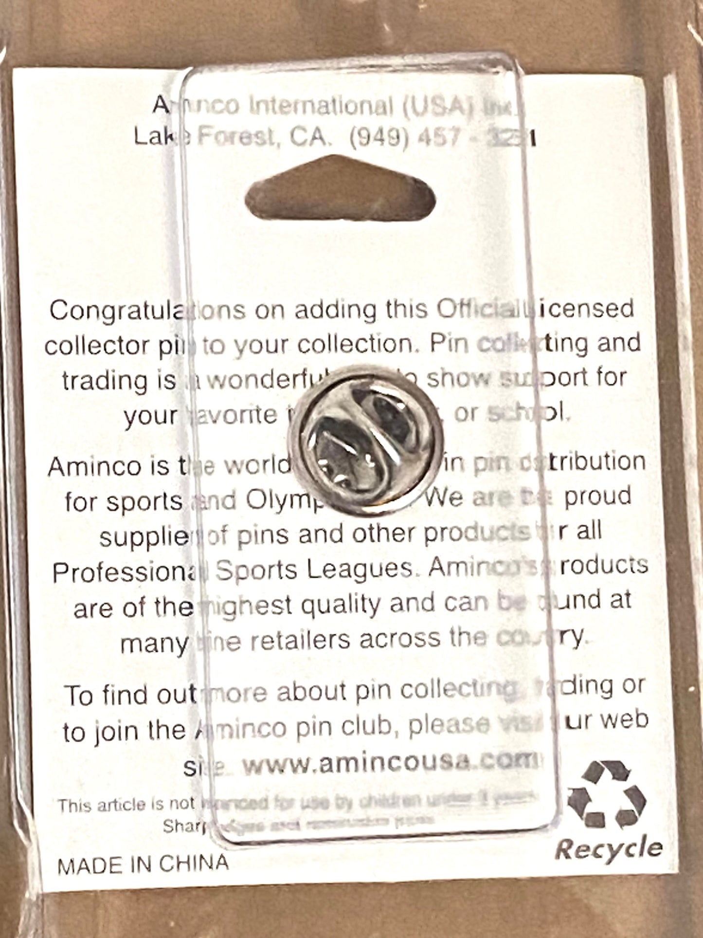 New England Patriots NFL NOS "Helmet" Lapel Pin