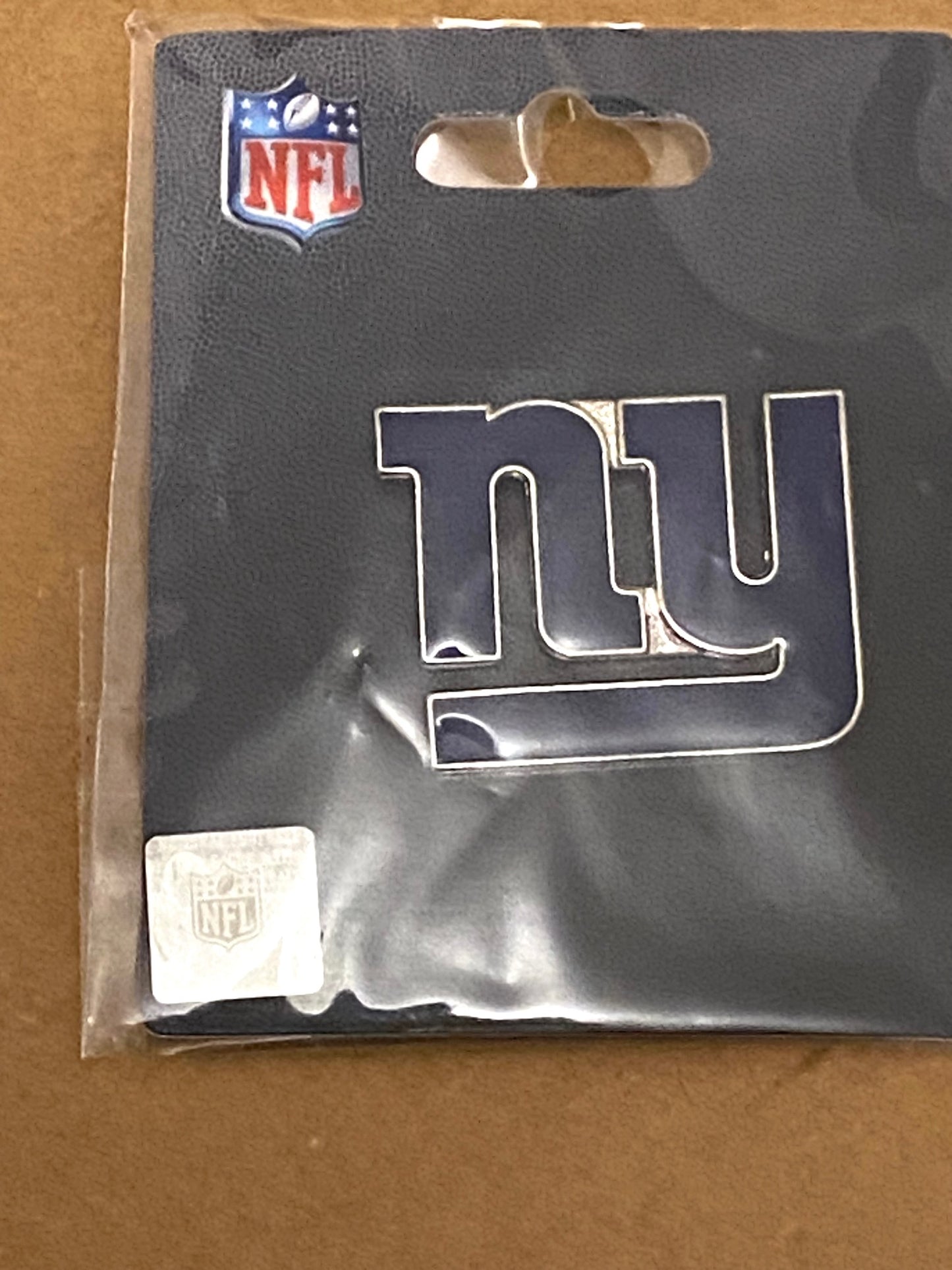 New York Giants Vintage NFL Late '90s NOS "NY" Lapel Pin