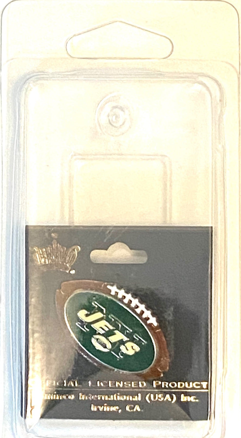 New York Jets NFL NOS "Jets Football" Lapel Pin