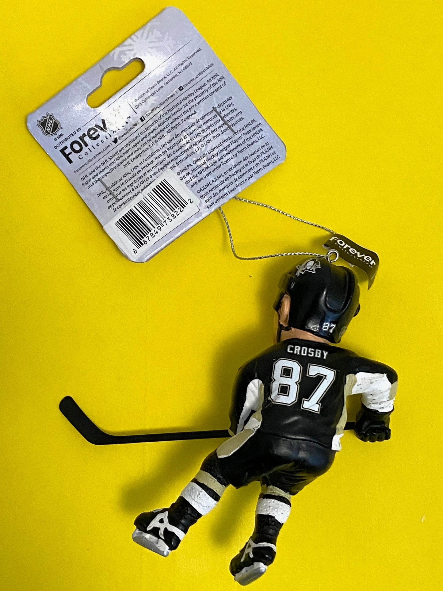 Sidney Crosby 2015 NHL Pittsburgh Penguins NOS Action Pose Christmas Ornament