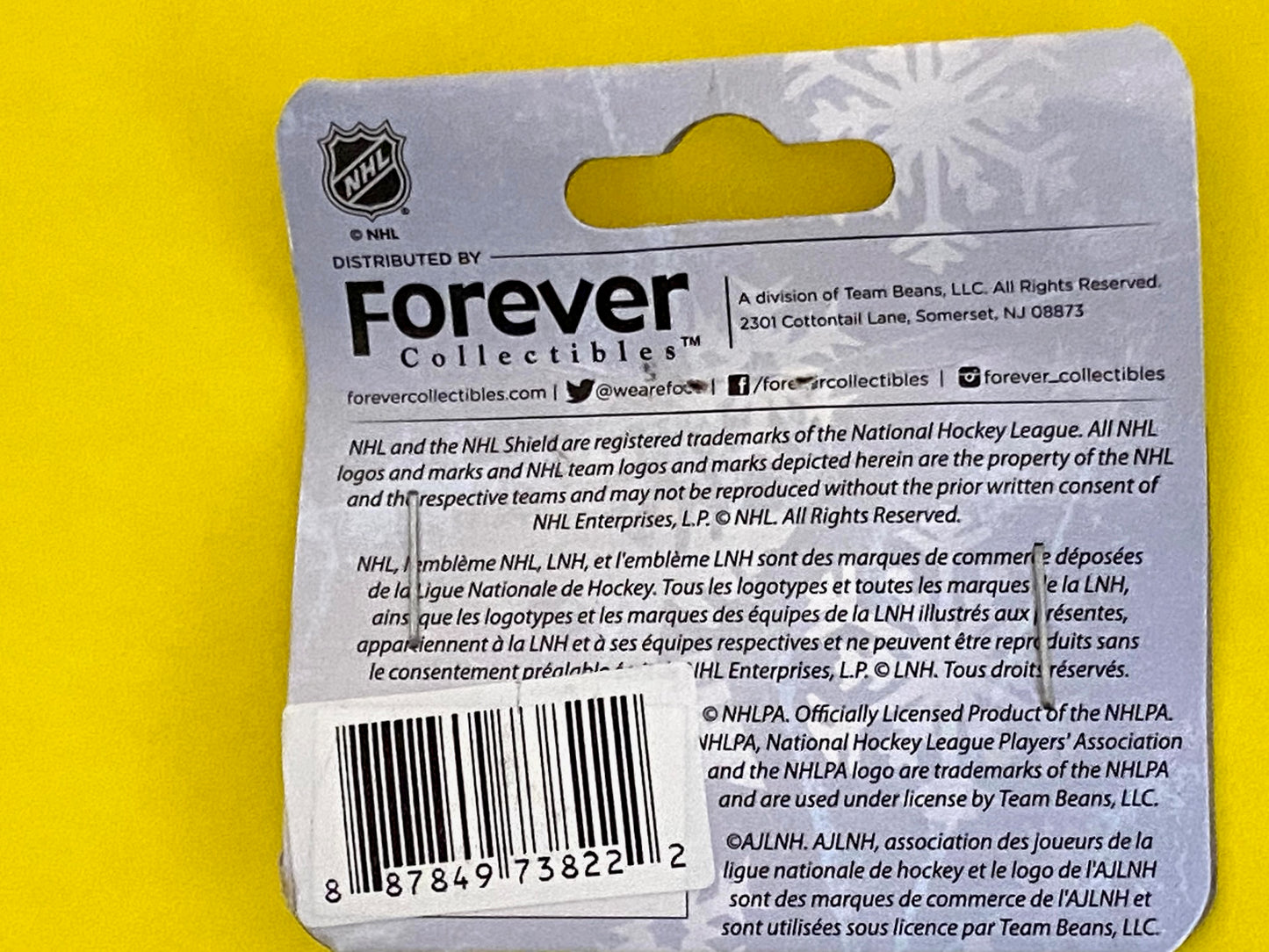 Sidney Crosby 2015 NHL Pittsburgh Penguins NOS Action Pose Christmas Ornament