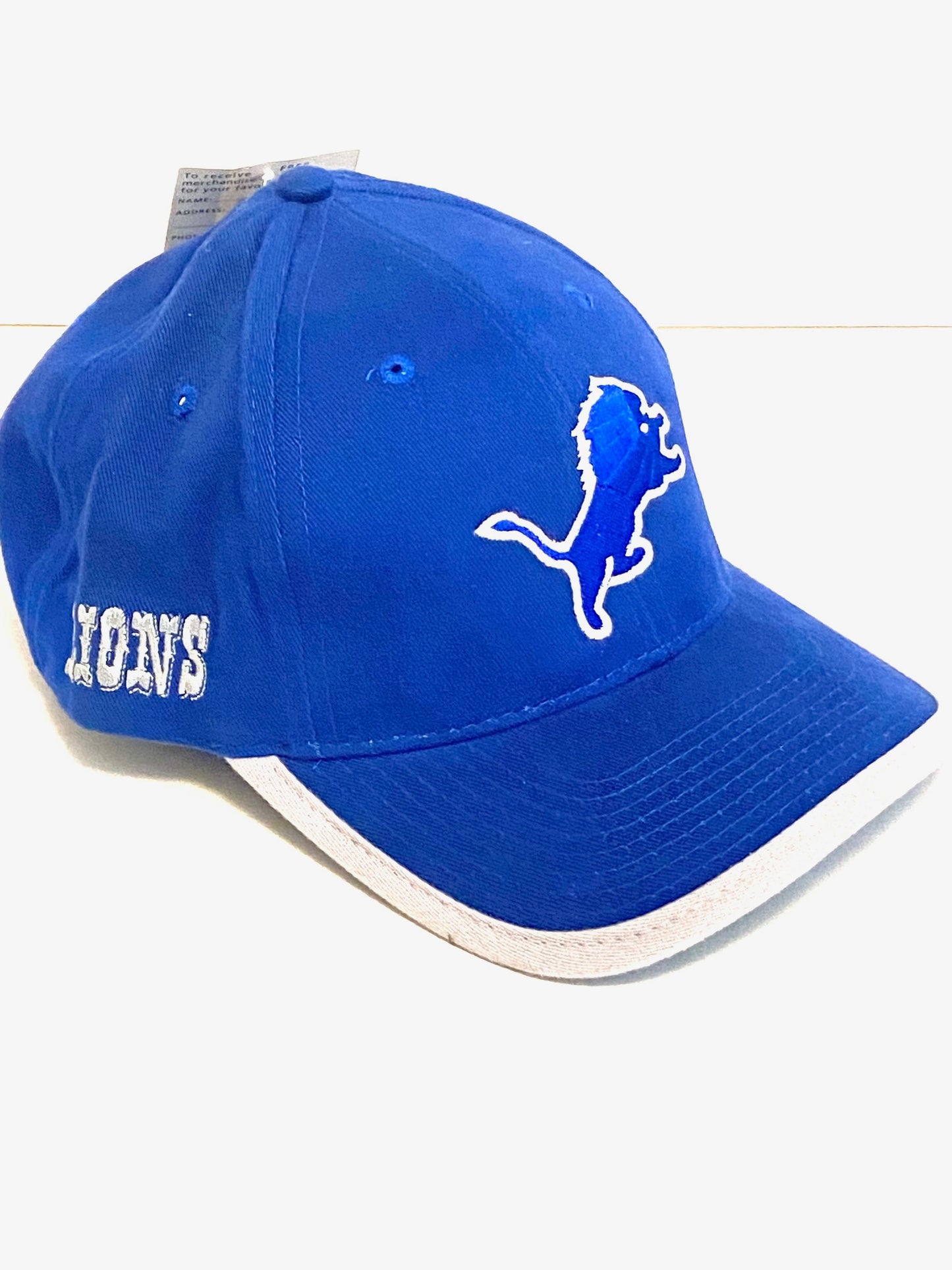 Detroit Lions NFL Embroidered Cotton NOS Logo Cap