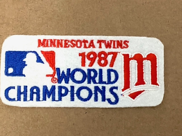 Minnesota Twins Vintage MLB 1987 NOS "World Champions" Iron On Patch
