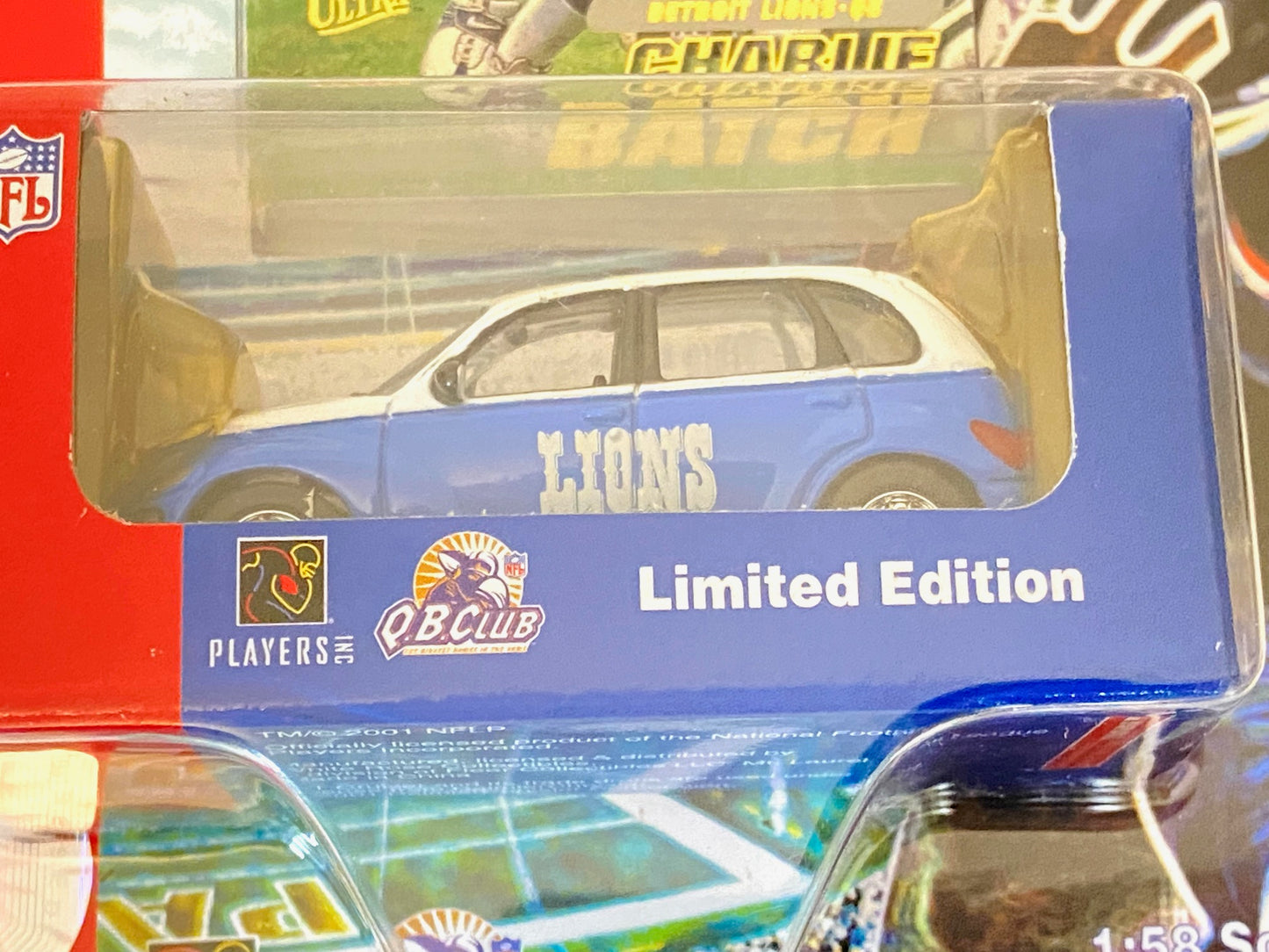 Charlie Batch 2001 NFL Detroit Lions Collectible NOS PT Cruiser