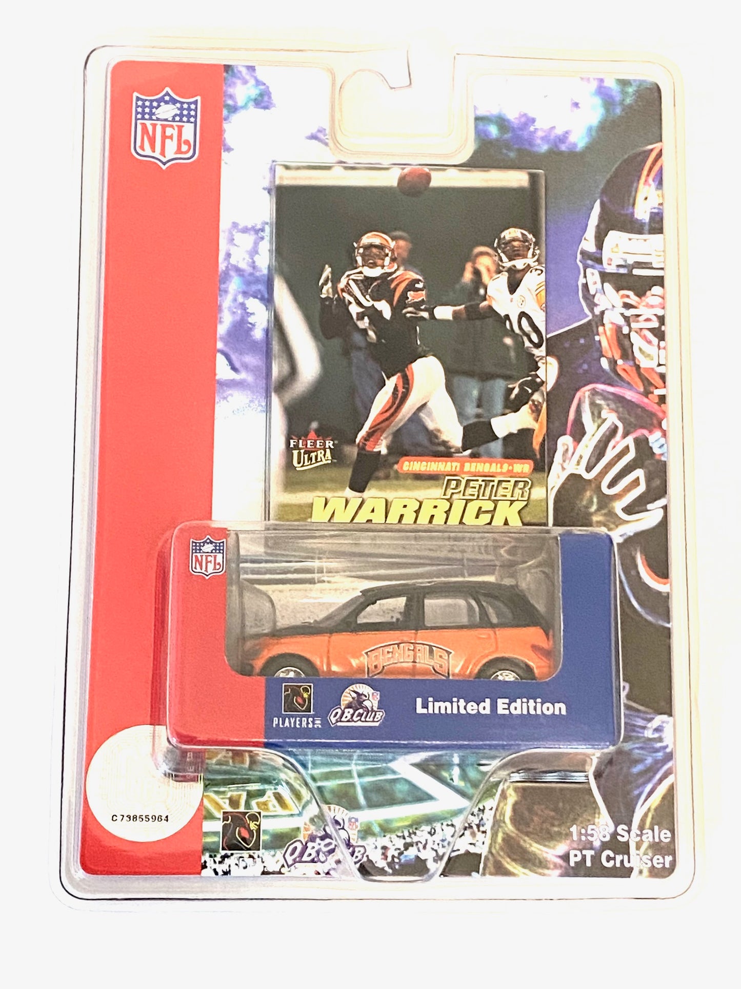 Peter Warrick 2001 NFL Cincinnati Bengals Collectible NOS PT Cruiser