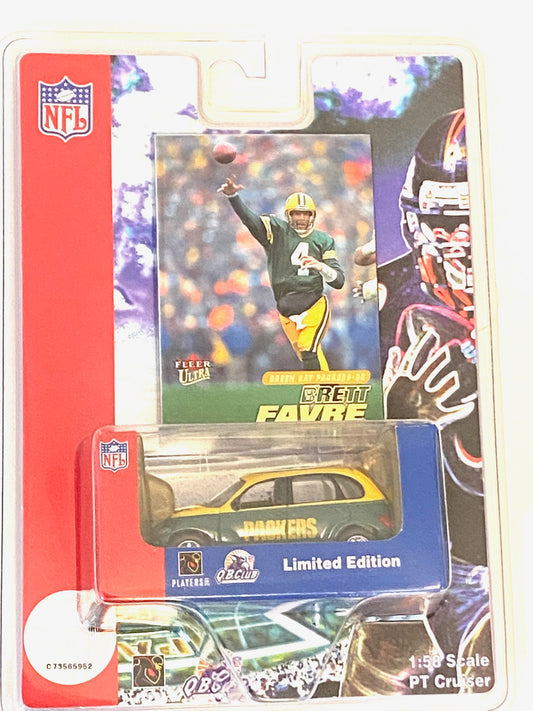 Brett Favre 2001 NFL Green Bay Packers Collectible NOS PT Cruiser