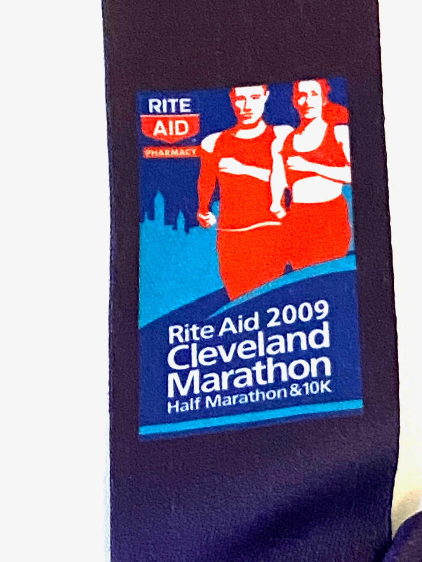Cleveland Marathon 2009 Rite Aid Finishers 3" Medal and Lanyard 5-17-09