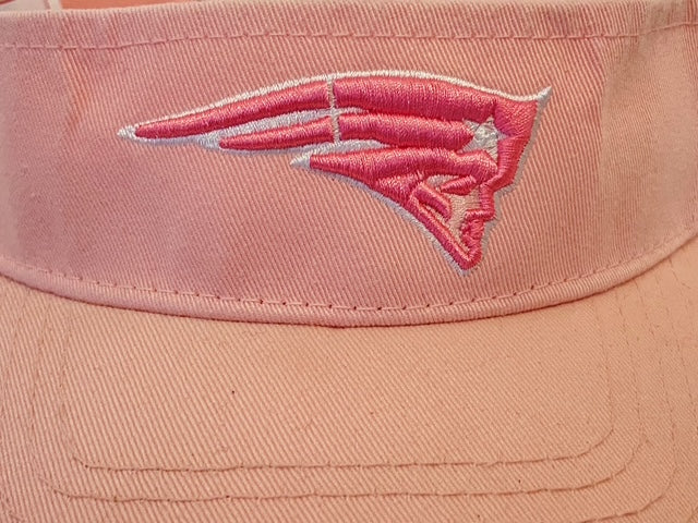 New England Patriots NFL Embroidered Pink NOS Visor