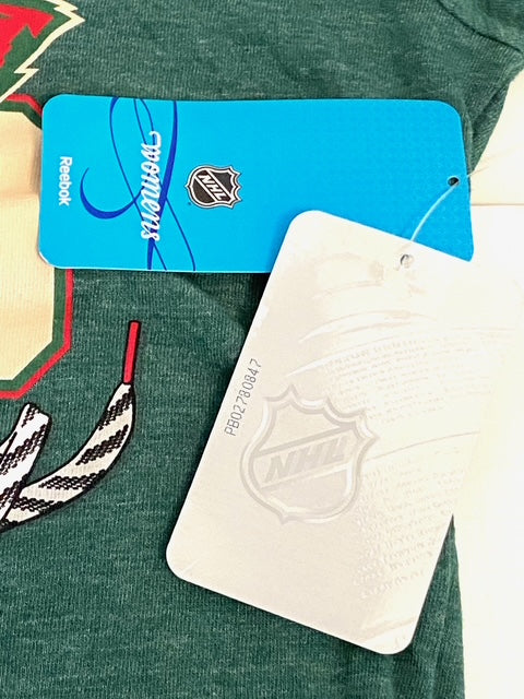 Minnesota Wild NHL 2014 Ladies Green NOS T-Shirt