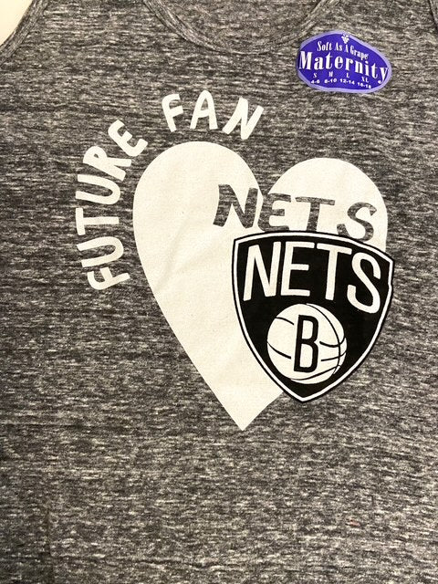 Brooklyn Nets NBA 2017 Ladies Medium NOS Maternity Shirt