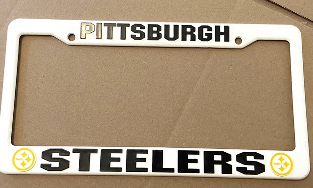 Pittsburgh Steelers Vintage NFL Late 90s NOS License Plate Frame