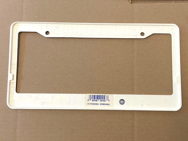 Pittsburgh Steelers Vintage NFL Late 90s NOS License Plate Frame