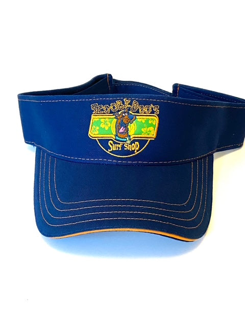 Scooby-Doo's Surf Shop Blue 2002 Hanna-Barbera Embroidered Youth (8-20) NOS Visor