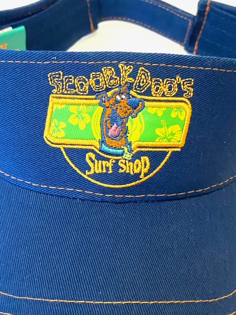 Scooby-Doo's Surf Shop Blue 2002 Hanna-Barbera Embroidered Youth (8-20) NOS Visor