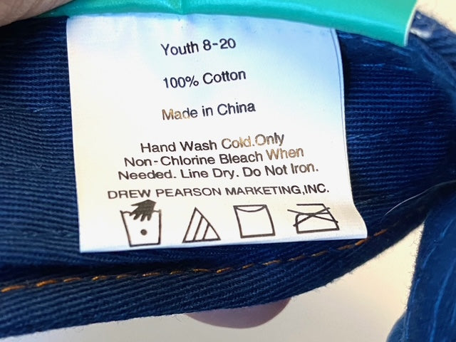 Scooby-Doo's Surf Shop Blue 2002 Hanna-Barbera Embroidered Youth (8-20) NOS Visor