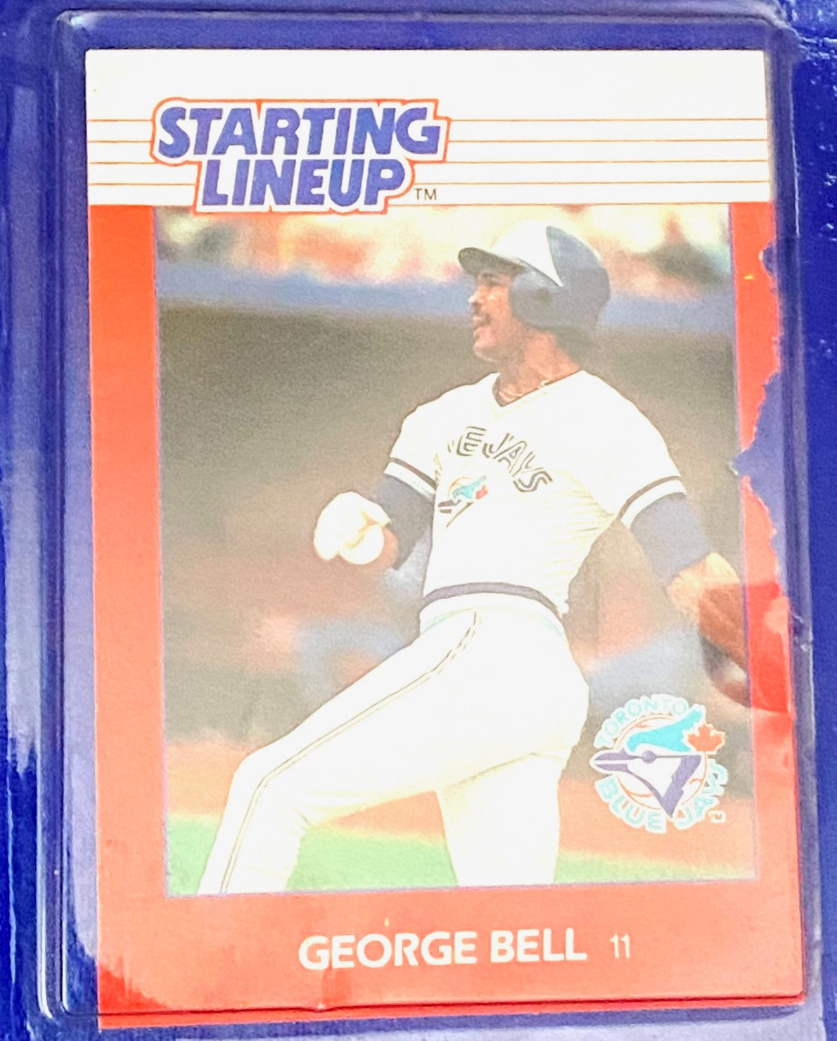 George Bell 1988 Toronto Blue Jays MLB Starting Lineup Figurine and Player Card