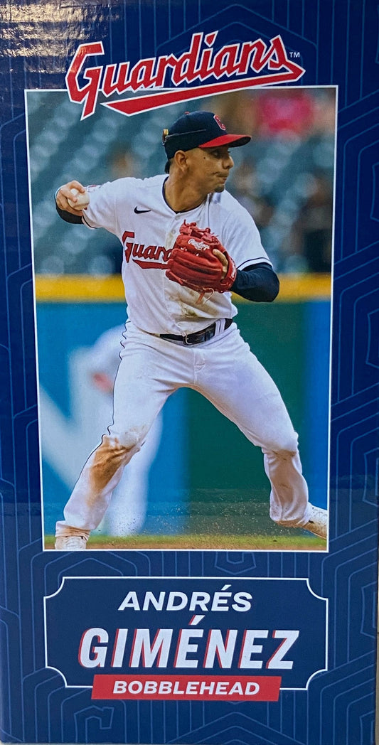 Andres Gimenez 2023 MLB Cleveland Guardians Bobblehead SGA